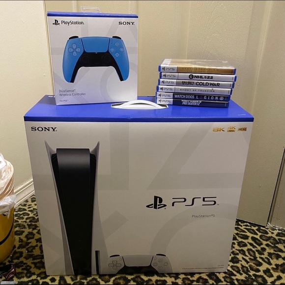 PS5 Sony PlayStation 5 Disk Version Console Bundle - Picture 1 of 2